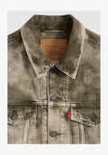 Levi's® RELAXED FIT TRUCKER - Denim jacket - wash it out rinse t - greens