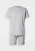 Calvin Klein Underwear TEE AND SHORT - Pyjamas - light gray heather