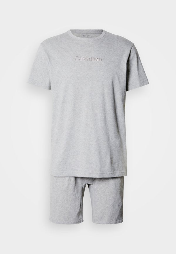 Calvin Klein Underwear TEE AND SHORT - Pyjamas - light gray heather