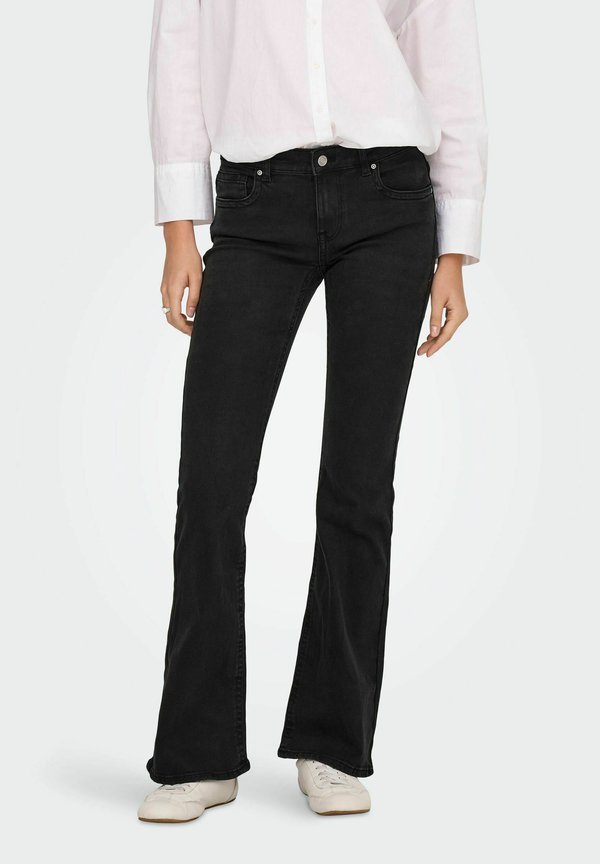 ONLY Flared fit ONLPHOEBE Low waist - Flared Jeans - washed black