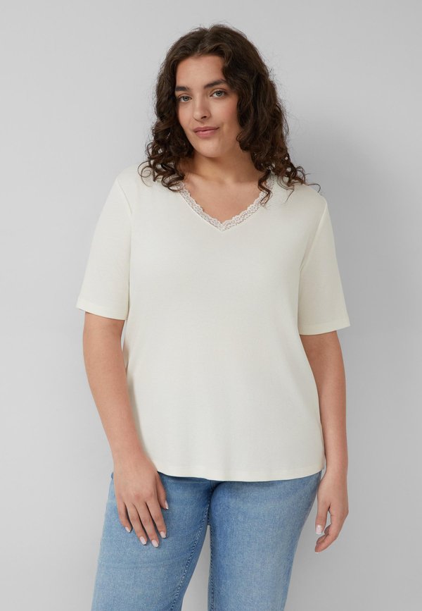 s.Oliver Basic T-shirt - creme