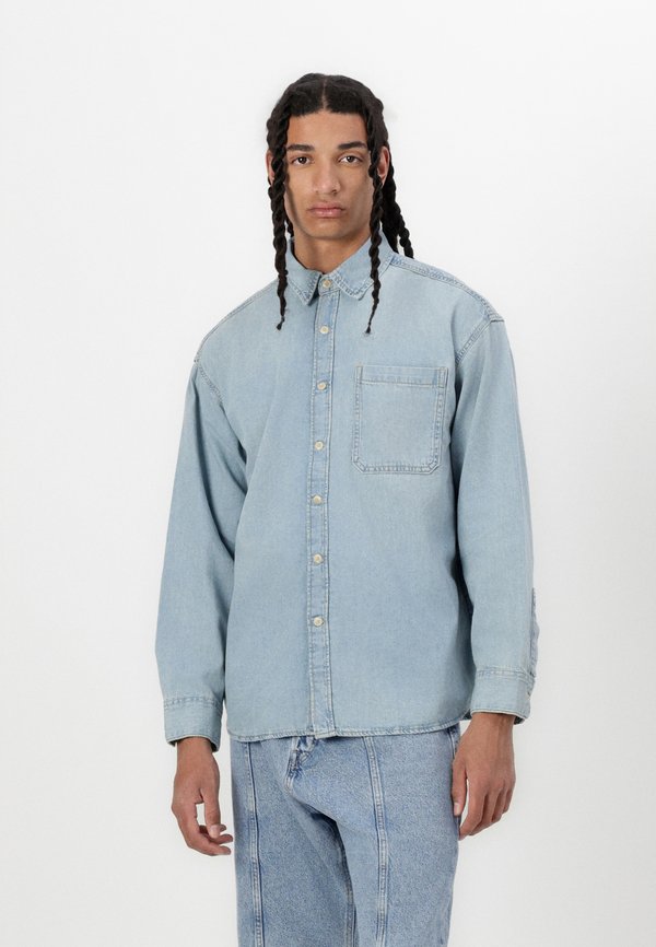 Jack & Jones Denim Wide Fit - Shirt - blue denim