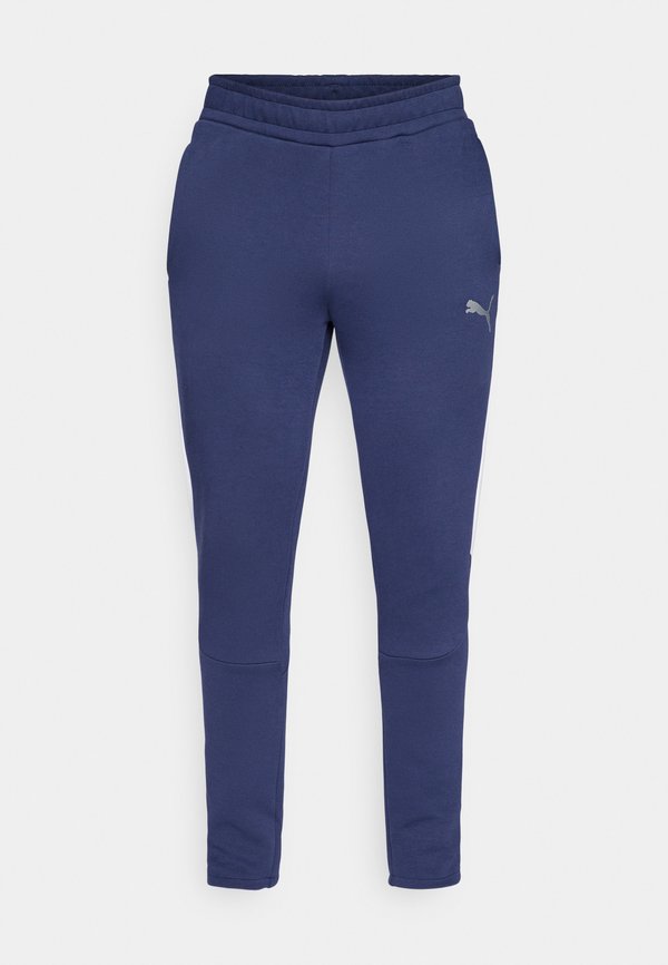 Puma PANTS - Tracksuit bottoms - navy/silver/white
