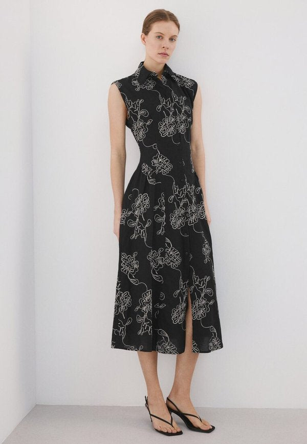Mango ADULT - Shirt dress - black