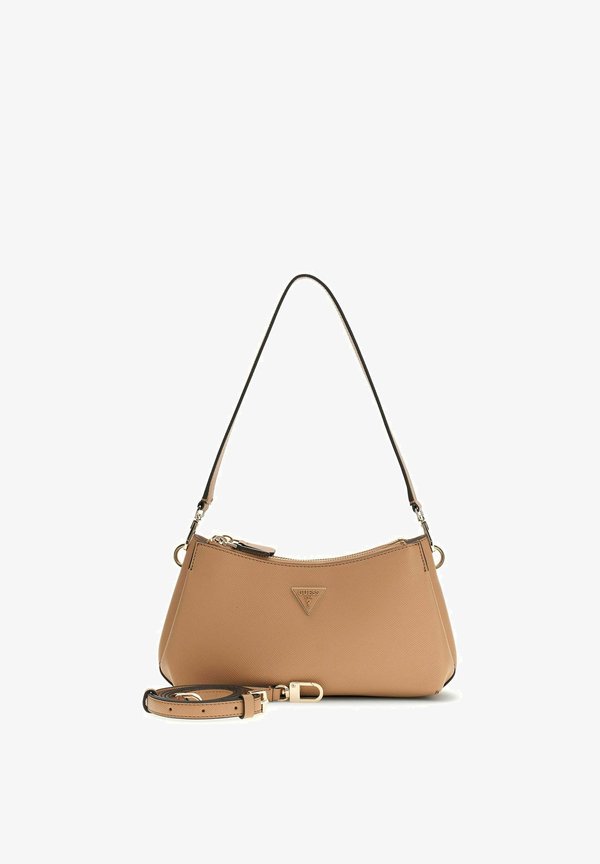 Guess NOELLE II 3 COMP SHOULDER XBODY - Handbag - beige