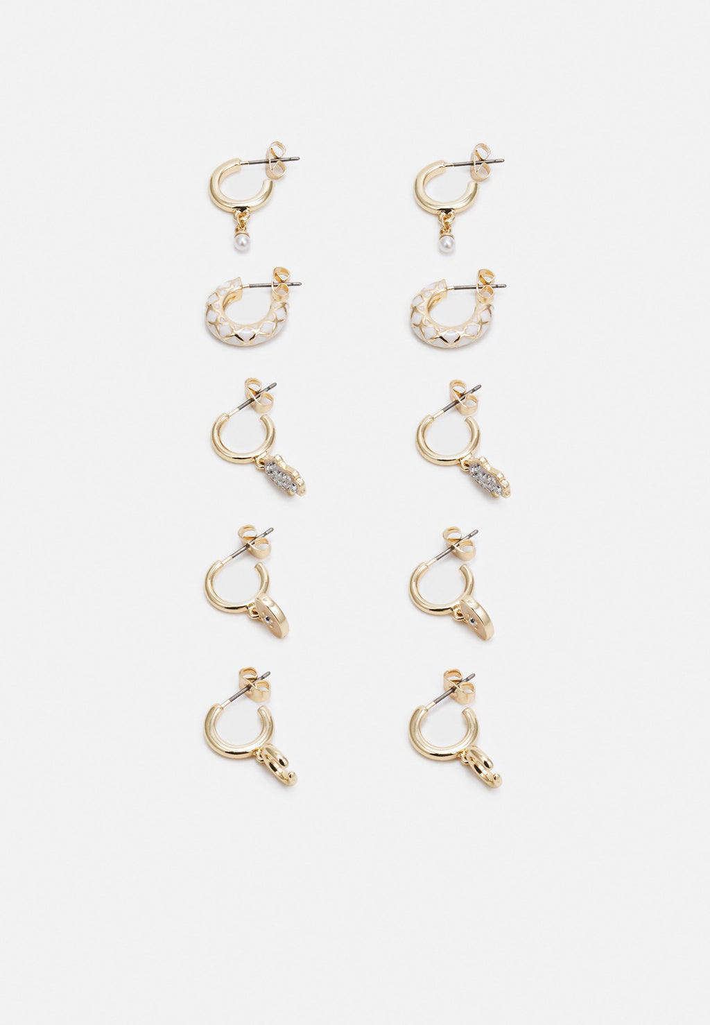 Pieces PCNOLIA EARRINGS 5 PACK