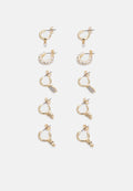 Pieces PCNOLIA EARRINGS 5 PACK