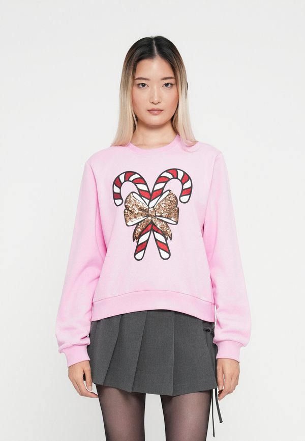ONLY XMAS O NECK - Sweatshirt - bonbon
