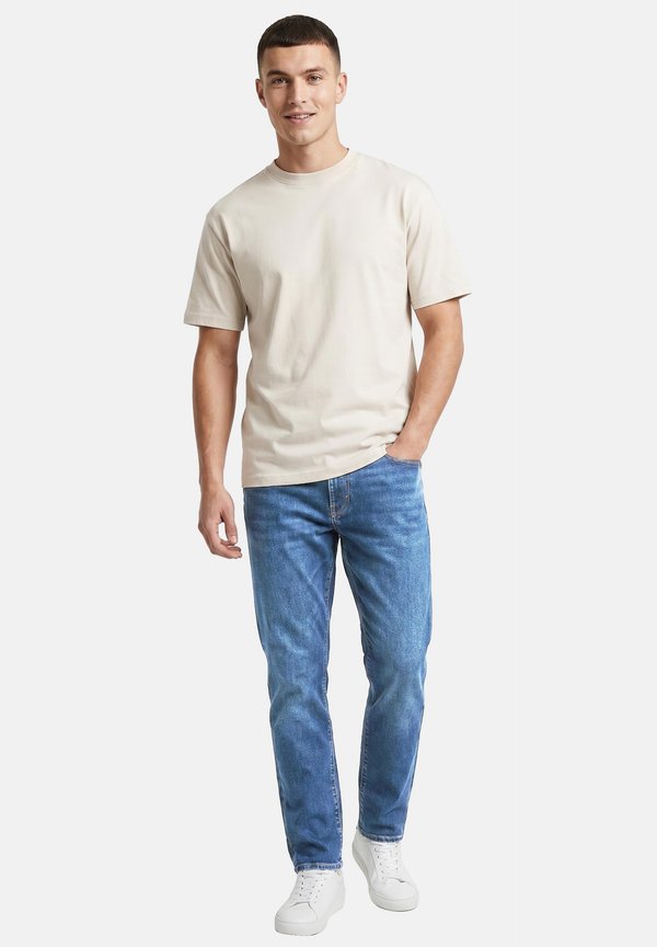 Jack & Jones JACK & JONES 5PACK - Basic T-shirt - creme schwarz