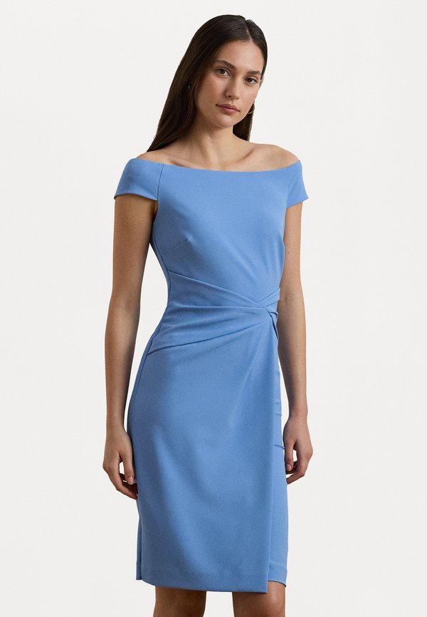 Lauren Ralph Lauren CREPE OFF THE SHOULDER COCKTAIL DRESS