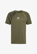 adidas Performance TEE - Print T-shirt - olive strata