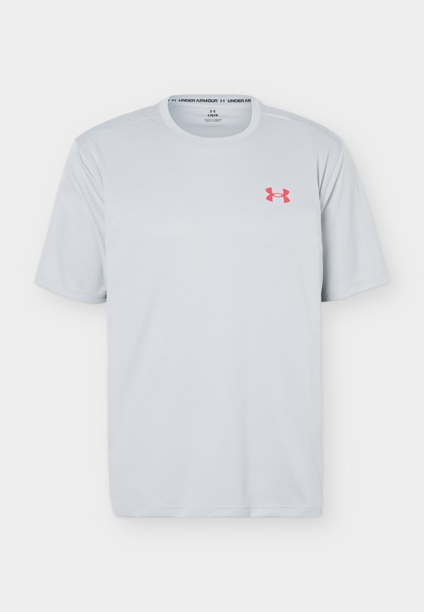 Under Armour TECH UTILITY - Sports T-shirt - mod gray/racer red