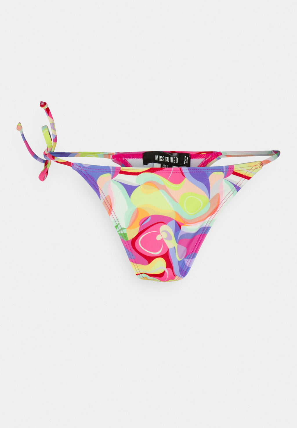 Missguided GIRAFFE PRINT TRIANGLE AND ITSY BITSY BOTTOM SET
