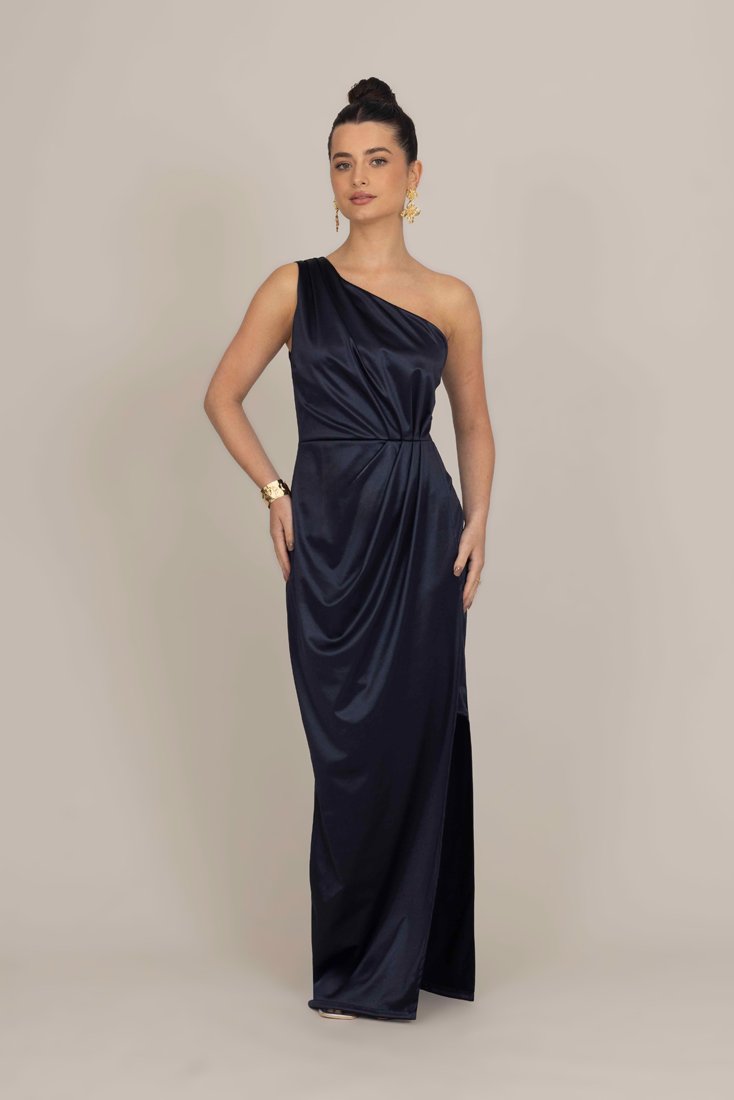 WAL G PETITE MINAH ONE SHOULDER  DRESS