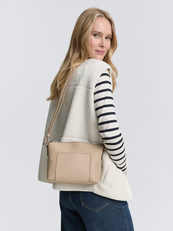 TOM TAILOR AMARIS CROSS BAG S - Cross body bag - taupe taupe