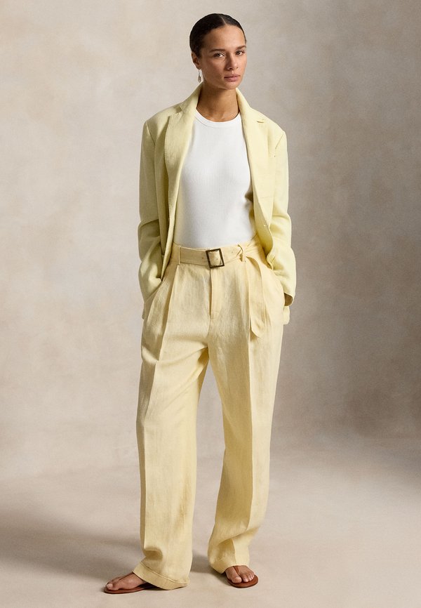 Polo Ralph Lauren BELTED LINEN BACALL PANT