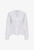 ONLY ONLDEWINA - Button-down blouse - bright white