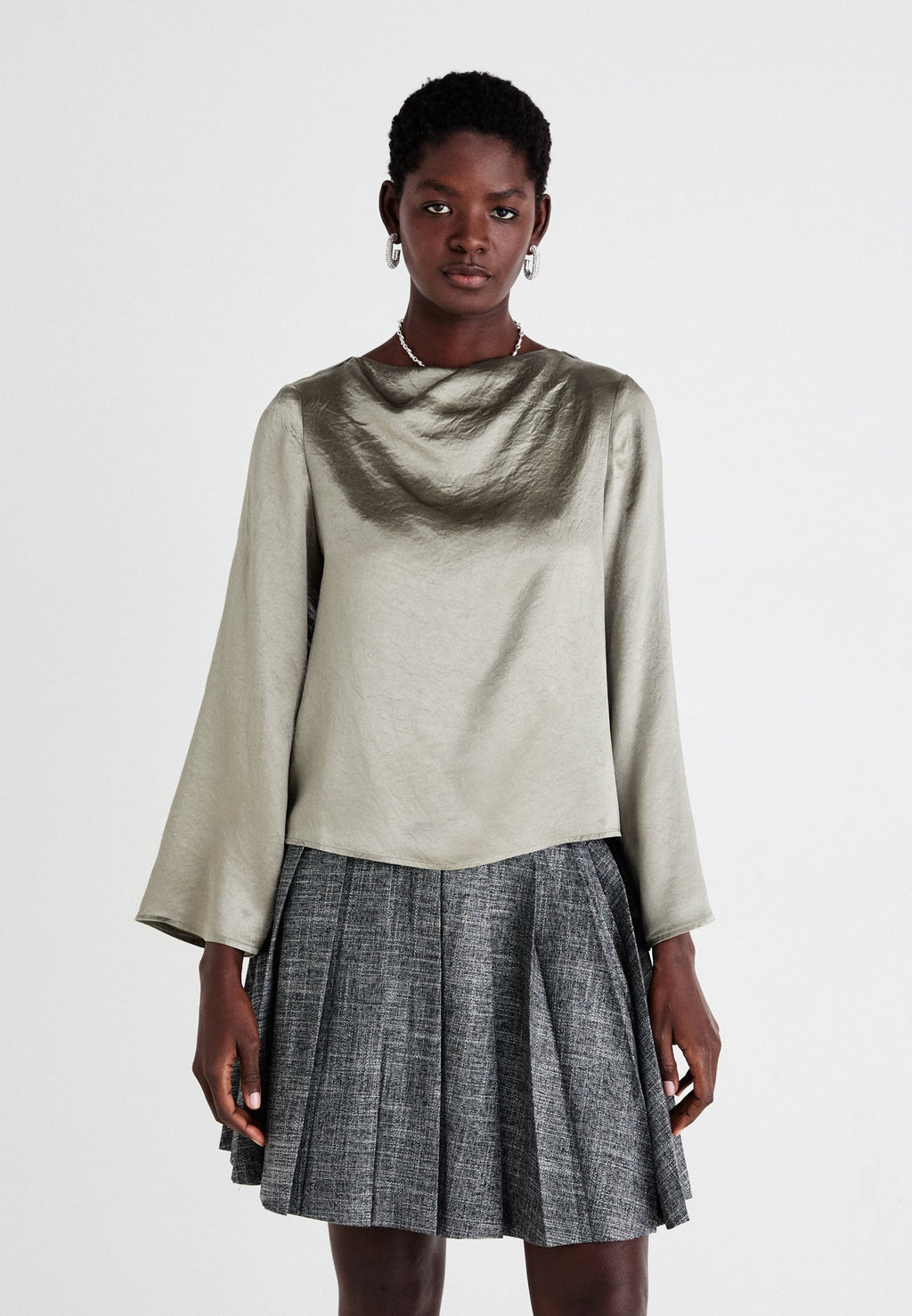 Selected Long sleeved high neck