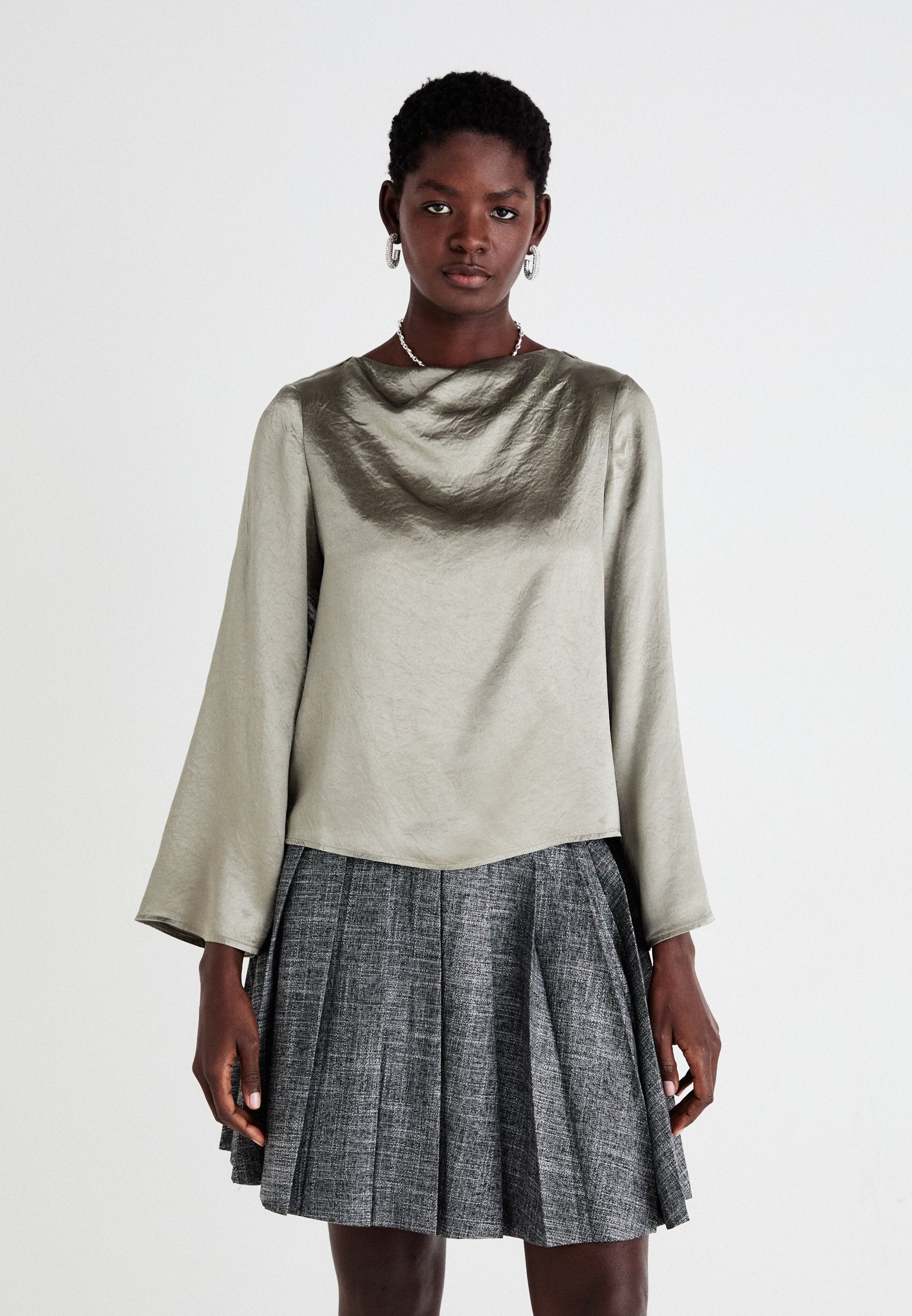 Selected Long sleeved high neck