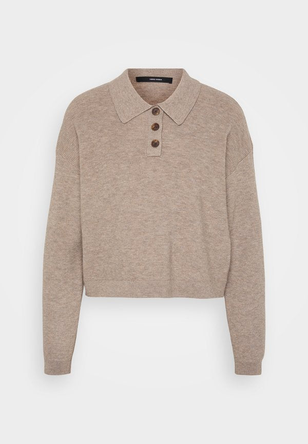 Vero Moda Tall VMEXCITING - Jumper - silver mink melange