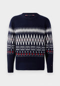 PLACED FAIRISLE BLEND CREW UNISEX Media 1
