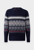 Tommy Hilfiger PLACED FAIRISLE BLEND CREW UNISEX