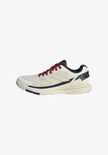 adidas Performance CRAZYQUICK LIGHTSTRIKE PADEL - Padel shoes - chalk white   ice gold-coloured met  team victory red