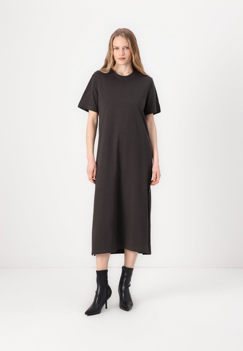 Marc O'Polo DENIM ROUND NECK SLITS