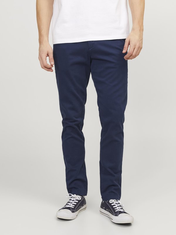 Jack & Jones JPSTMARCO JJBOWIE SA NOOS - Chinos - navy