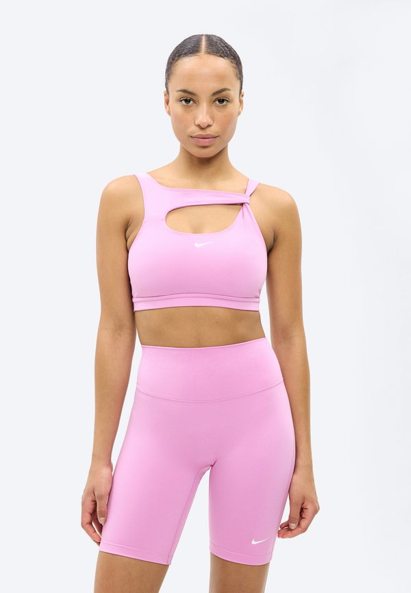 Nike Performance BRA CAPSULE - Light support sports bra - light magenta/white