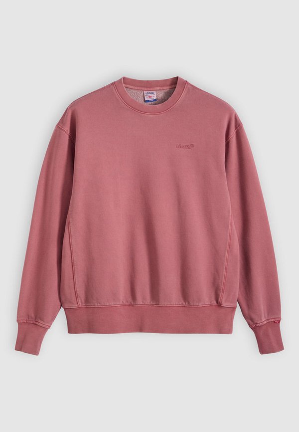 Levi's® AUTHENTIC CREW - Sweatshirt - garment dye roan rouge