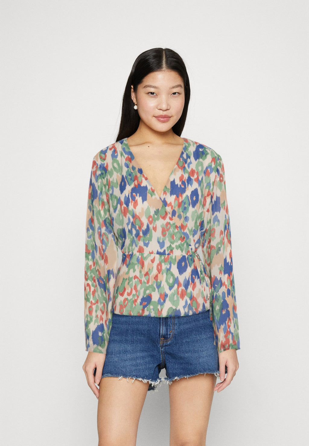 VILA VILUNA WRAP TOP