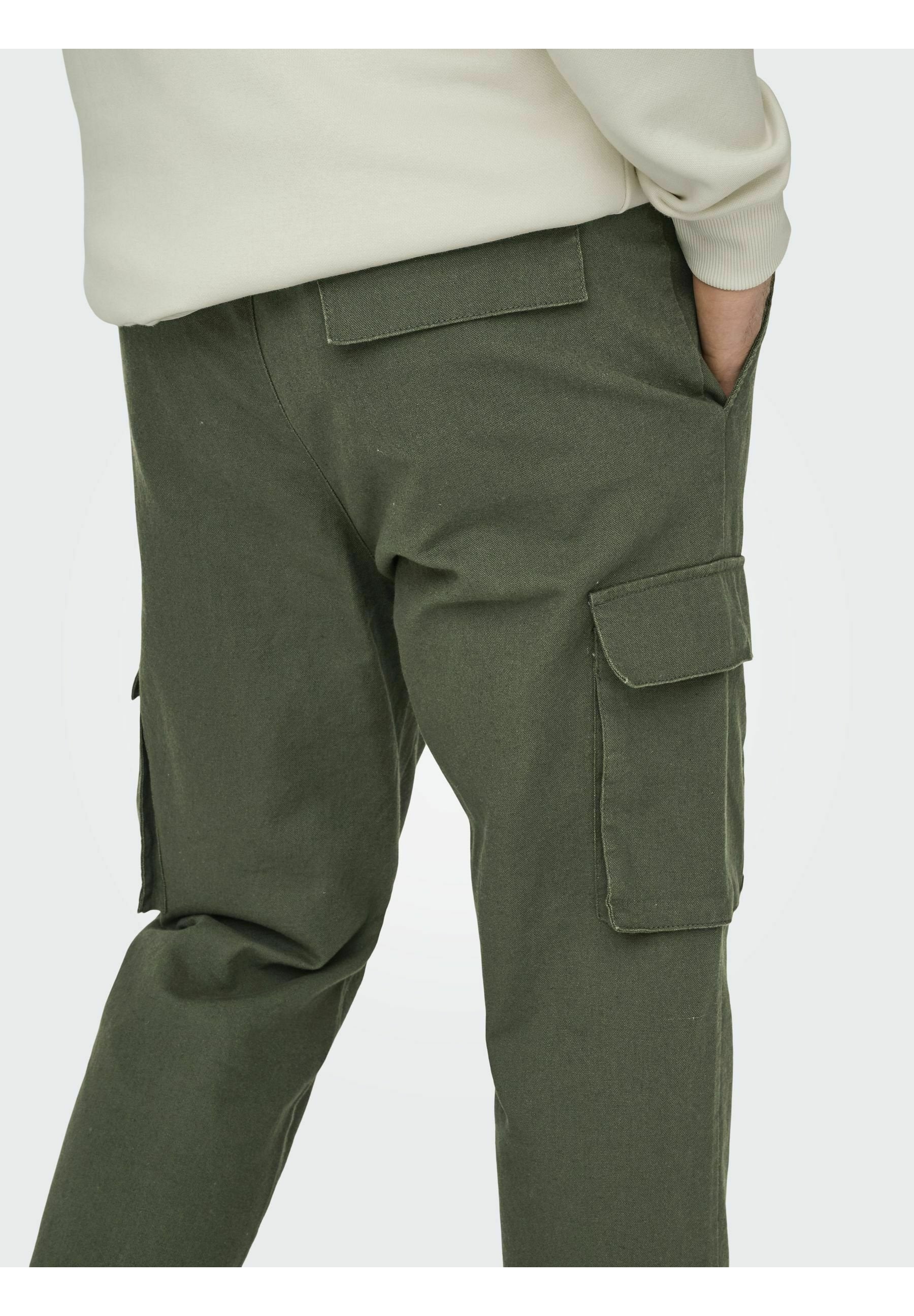 Cargo ONSLINUS Tapered Fit Linen Media 7