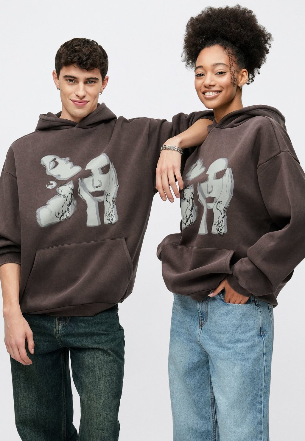 YOURTURN UNISEX RELAXED FIT HOODIE