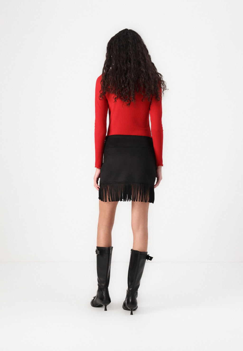 Noisy May NMABBY FRINGE SKIRT