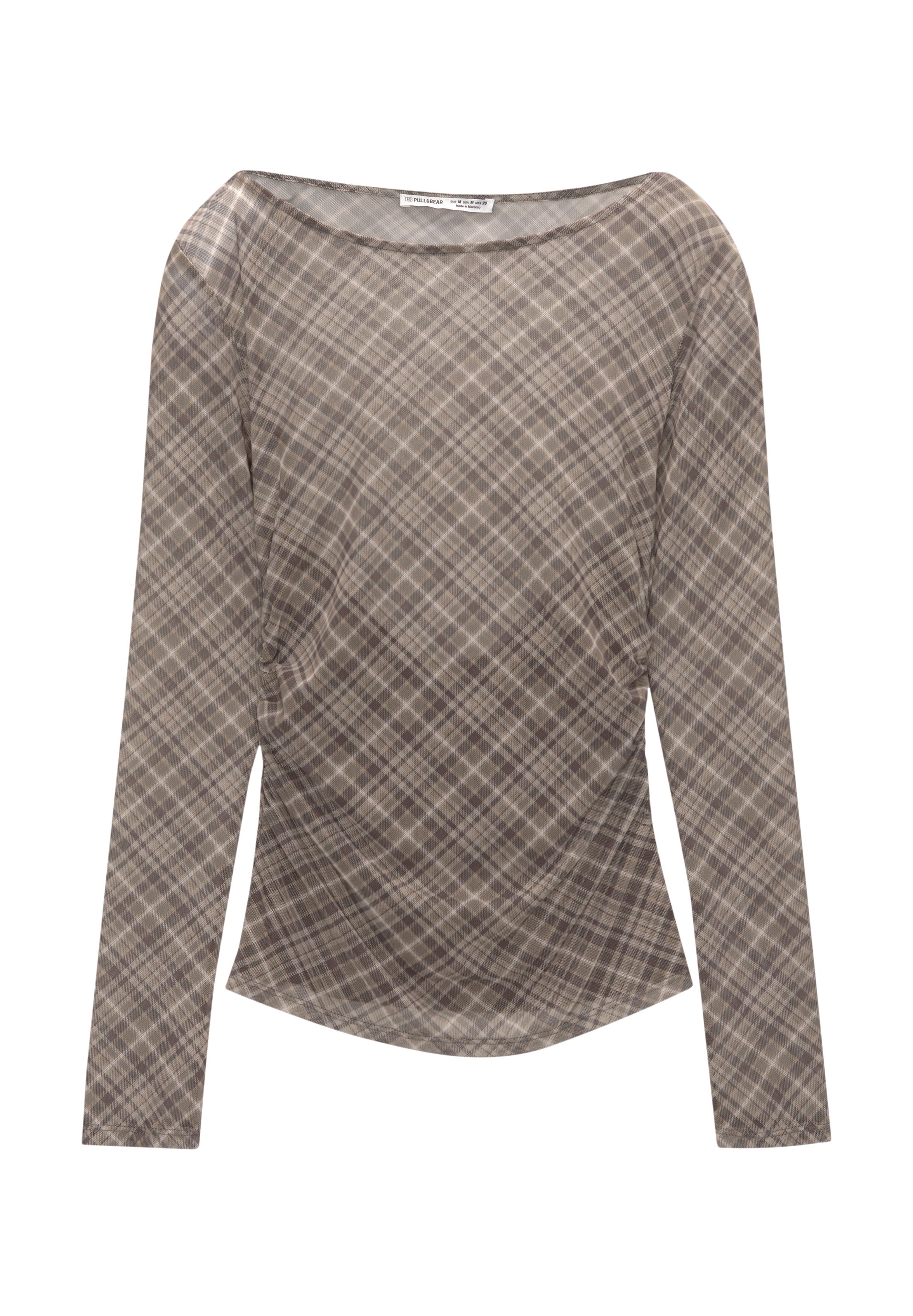PULL&BEAR CHECK LONG SLEEVE