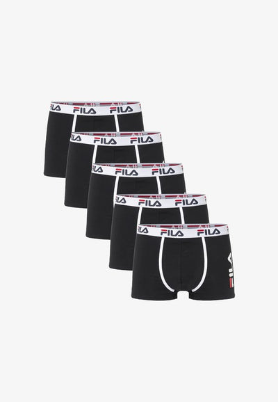 Fila BOXER 5 PACK - Trunks - black