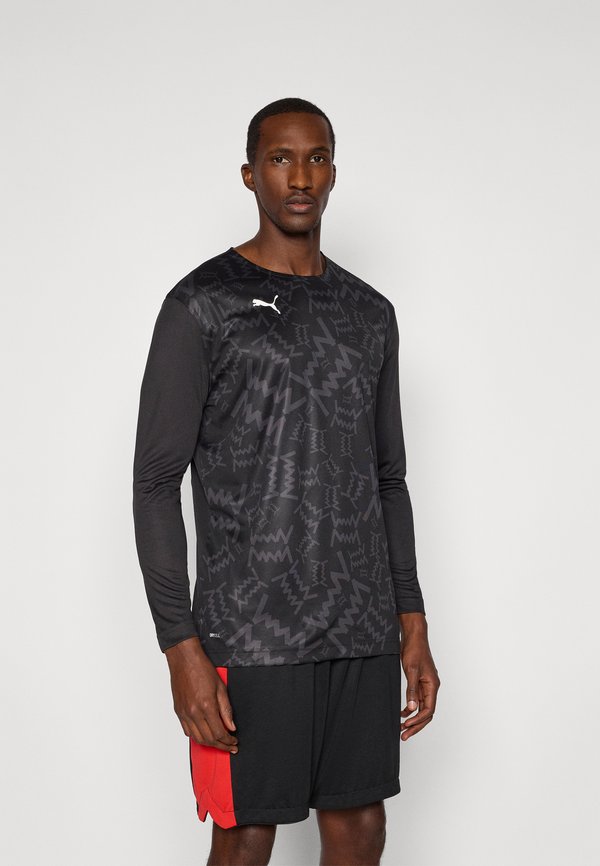 Puma TEAMJAWS GRAPHIC SHOOTING  - Long sleeved top - black
