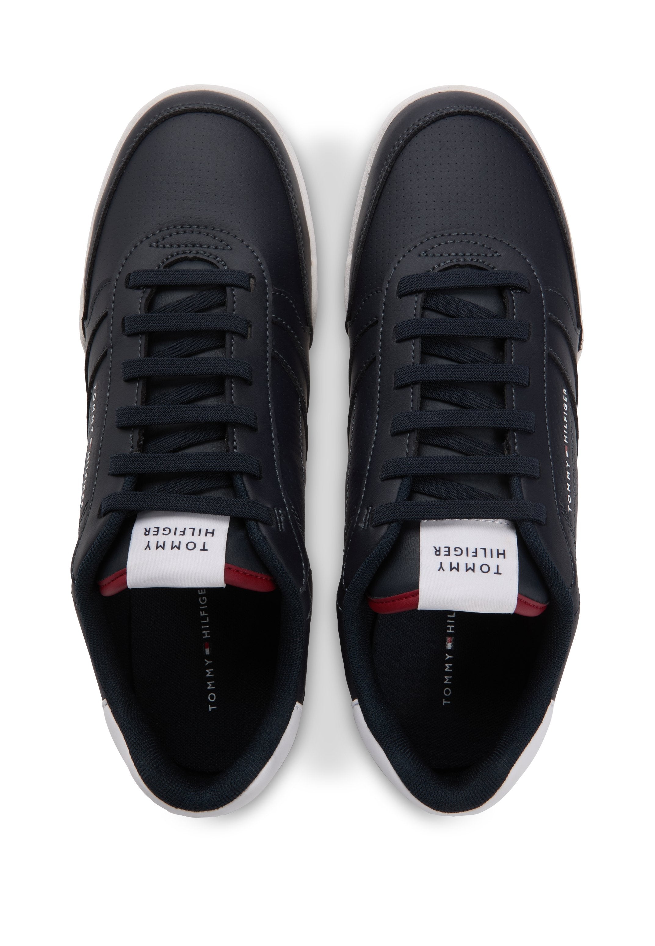 CONTRAST HEEL TRAINERS WITH LEATHER Media 4