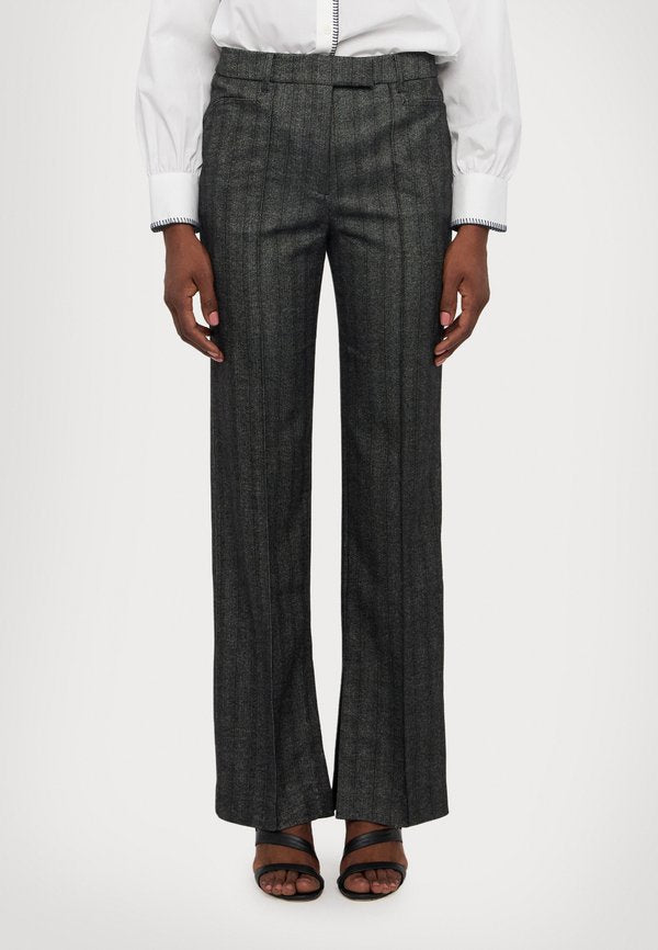 REMAIN STRIPED SLIM PANTS