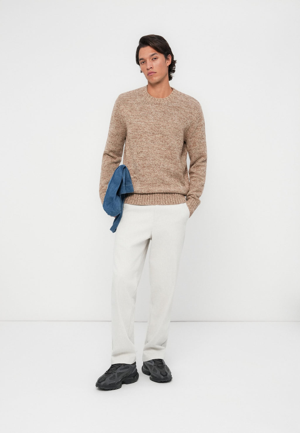 Lyle & Scott MULTI MARL CREW NECK JUMPER