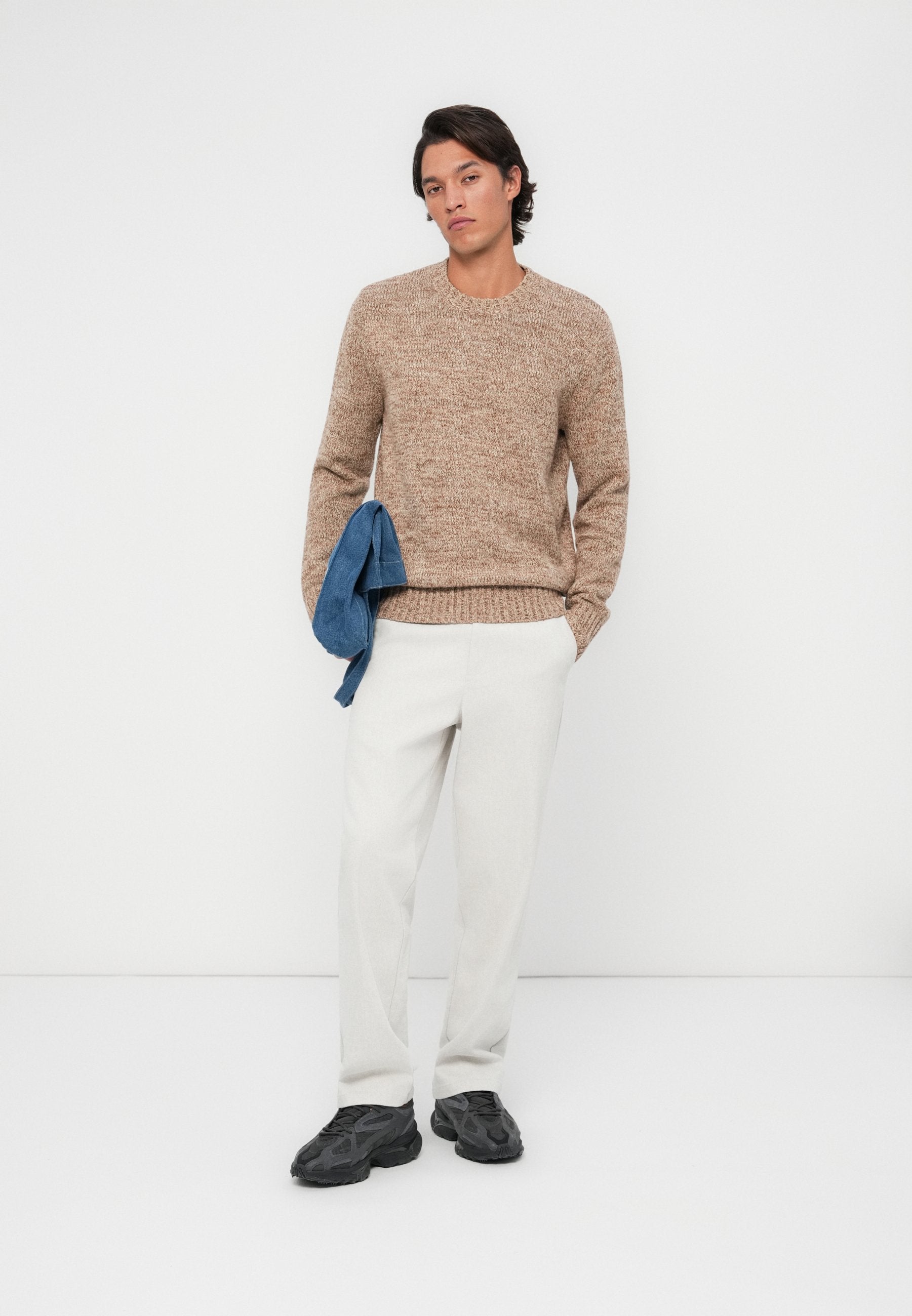 Lyle & Scott MULTI MARL CREW NECK JUMPER