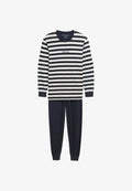 TOM TAILOR SET MIT STREIFENMUSTER - Pyjama set - blue stripes