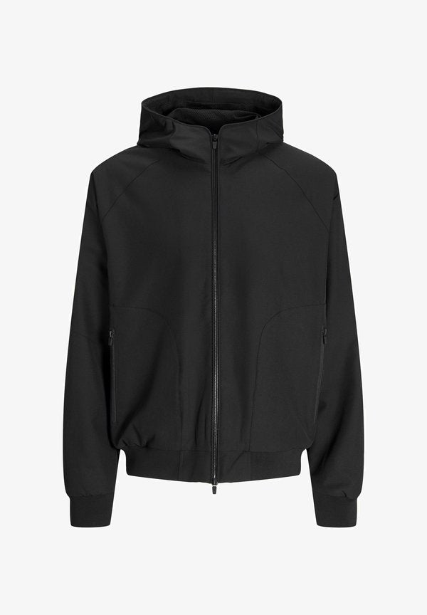 Jack & Jones Bomberjacke mit Kapuze - Light jacket - Black