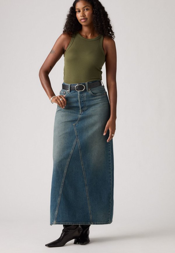 Levi's® ICONIC LONG - Denim skirt - long gone