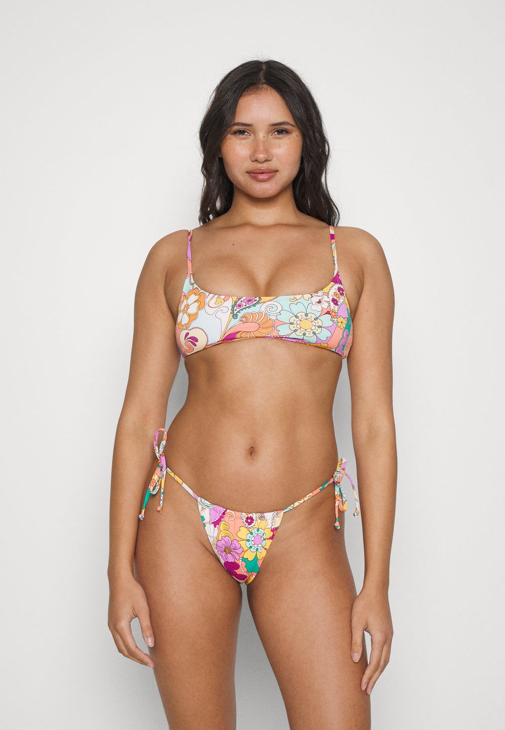Cotton On Body SCOOP NECK CROP TIE SIDE CHEEKY SET