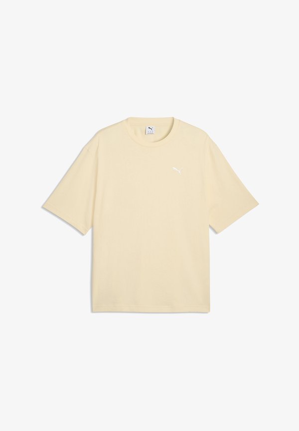 Puma BOXY TEE - Basic T-shirt - buttercream
