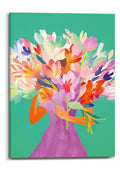 Orange Wallz DRESSED LADY FLOWERS