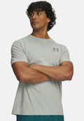 Under Armour LEFT CHEST LOGO - Sports T-shirt - titanium