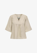 ONLY ONLCARO Linen - Tunic - oxford tan